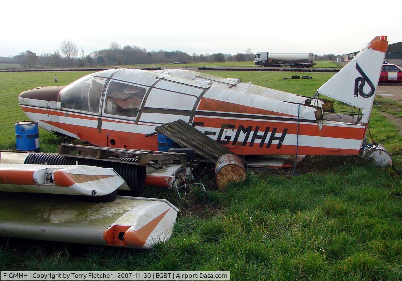 F-GMHH, Robin HR-100-210 Safari C/N 155, Remains of Robin 100 at Turweston