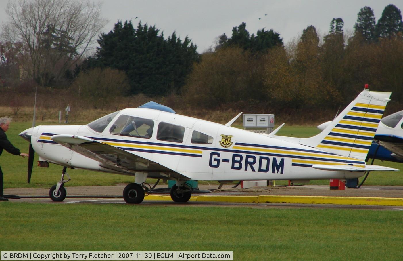 G-BRDM, 1977 Piper PA-28-161 Cherokee Warrior II C/N 28-7716004, Pa-28-161 at White Walthamm