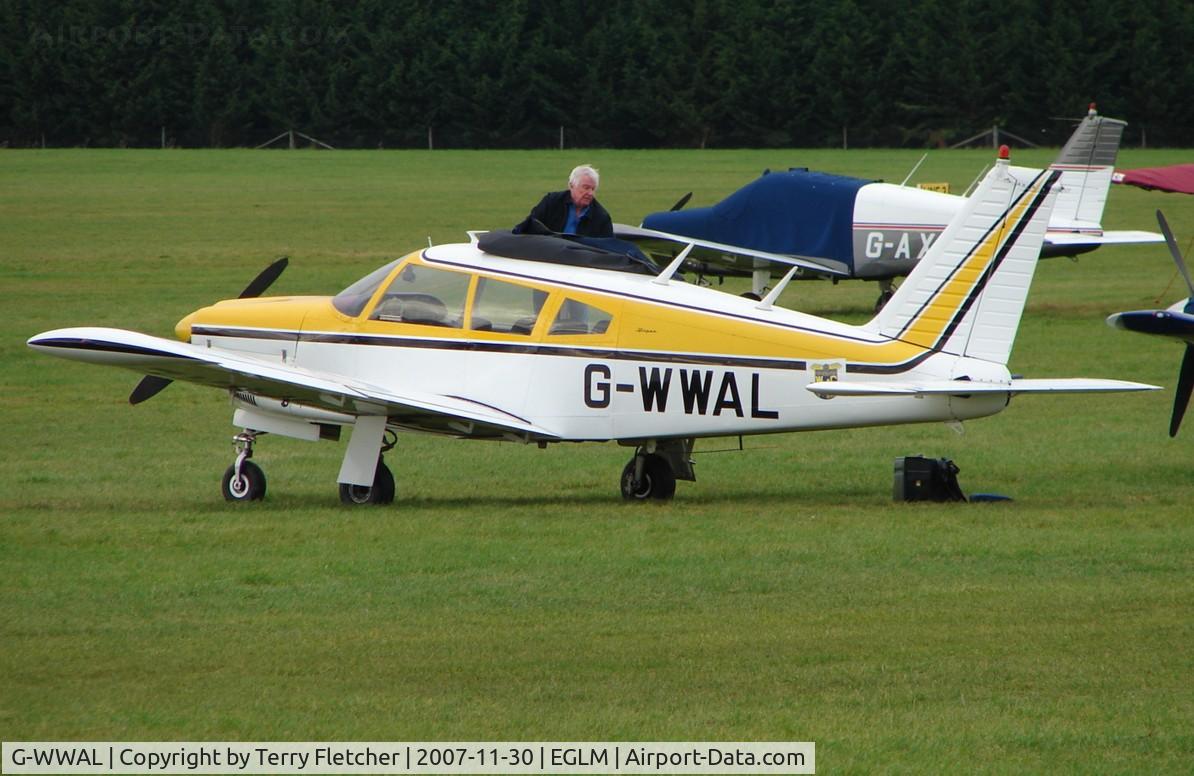 G-WWAL, 1968 Piper PA-28R-180 Cherokee Arrow C/N 28R-30461, Pa-28R-180 at White Waltham