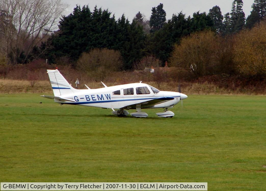 G-BEMW, 1976 Piper PA-28-181 Cherokee Archer II C/N 28-7790243, P-28-181 at White Waltham