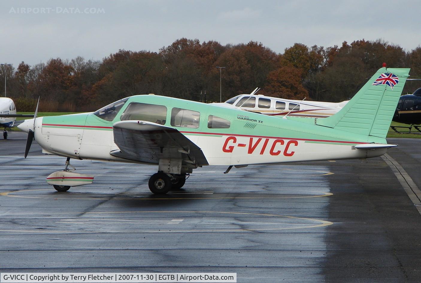G-VICC, 1979 Piper PA-28-161 Cherokee Warrior II C/N 28-7916317, at Wycombe Air Park - Booker Airfield