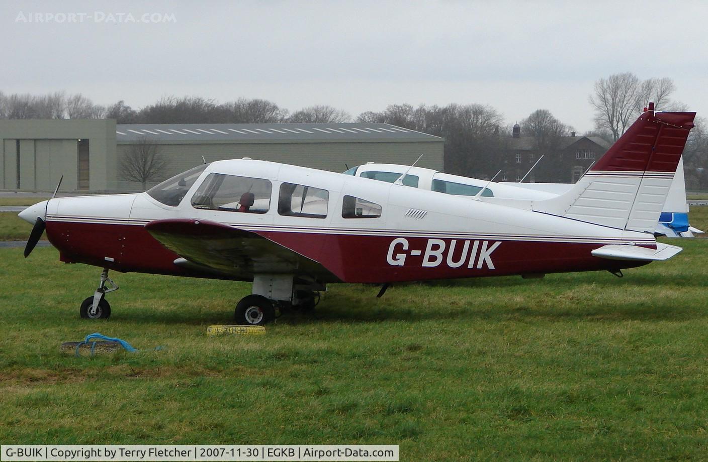 G-BUIK, 1979 Piper PA-28-161 Cherokee Warrior II C/N 28-7916469, Pa-28-161 at Biggin Hill