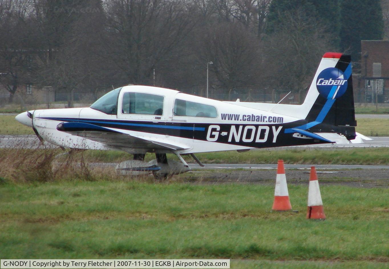 G-NODY, 1991 American General AG-5B Tiger C/N 10076, AA-5B at Biggin