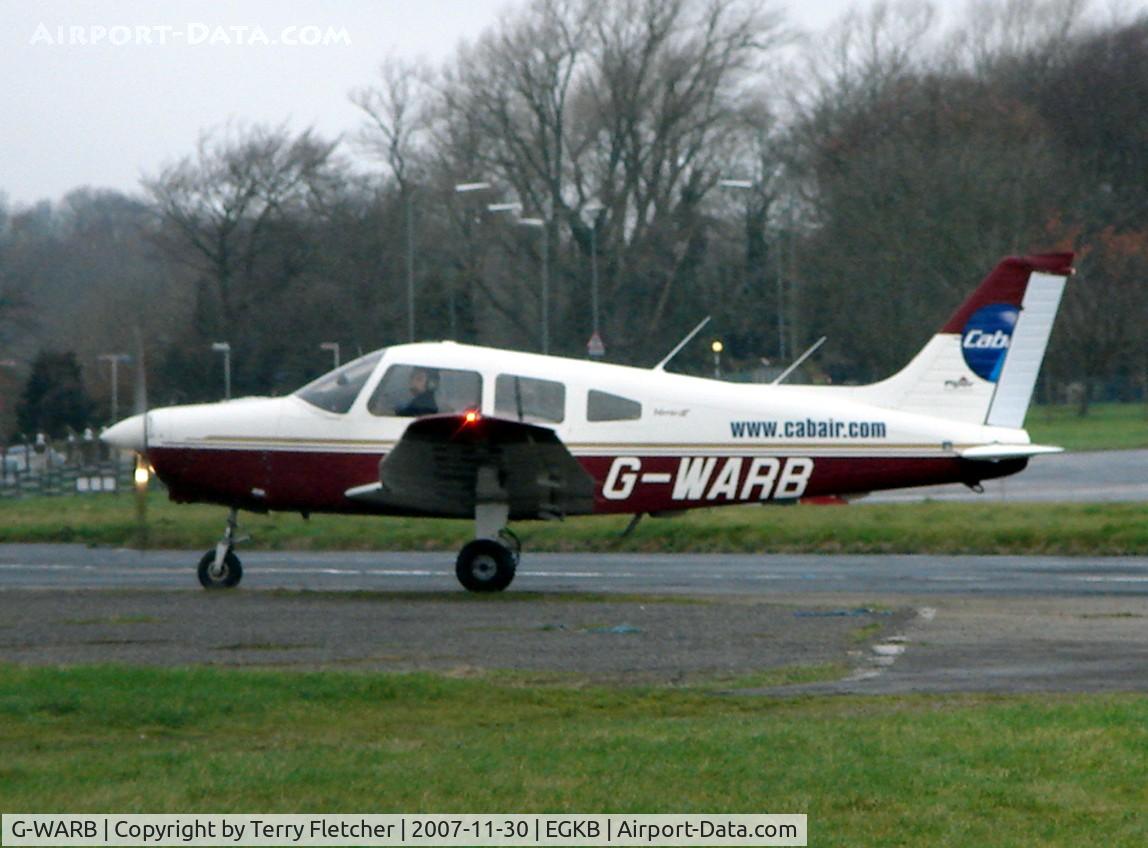 G-WARB, 1998 Piper PA-28-161 Cherokee Warrior III C/N 28-42034, Pa-28-161 at Biggin Hill