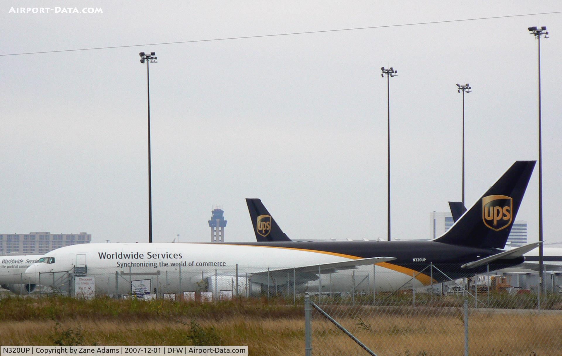 N320UP, 1997 Boeing 767-34AF C/N 27747, At DFW UPS Ramp