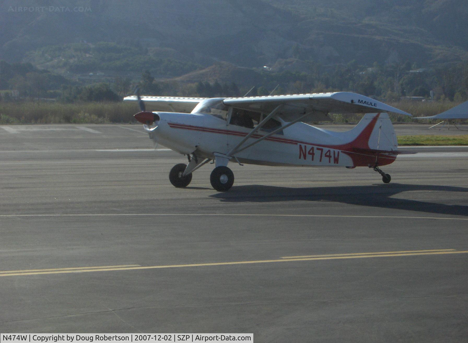 N474W, 1969 Maule M-4-220C Strata Rocket C/N 2027C, 1969 Maule M24-220C STRATA ROCKET, Franklin  6A-350C1 220 Hp, taxi after landing Rwy 04