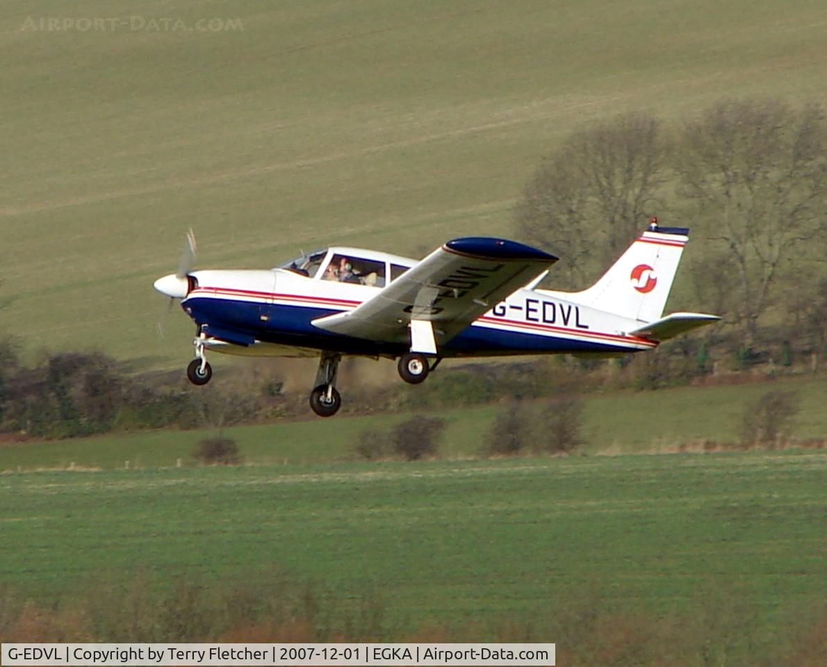 G-EDVL, 1972 Piper PA-28R-200-2 Cherokee Arrow II C/N 28R-7235245, Piper Pa-28R-200-2 at Shoreham Airport