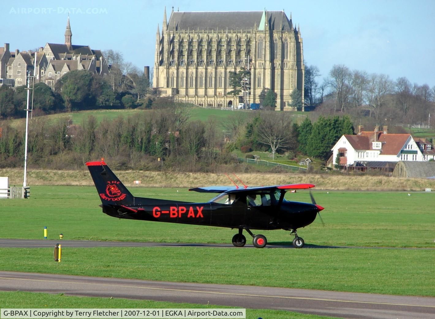 G-BPAX, 1975 Cessna 150M C/N 150-77401, Colouful Cessna 150 in the beautiful Shoreham setting