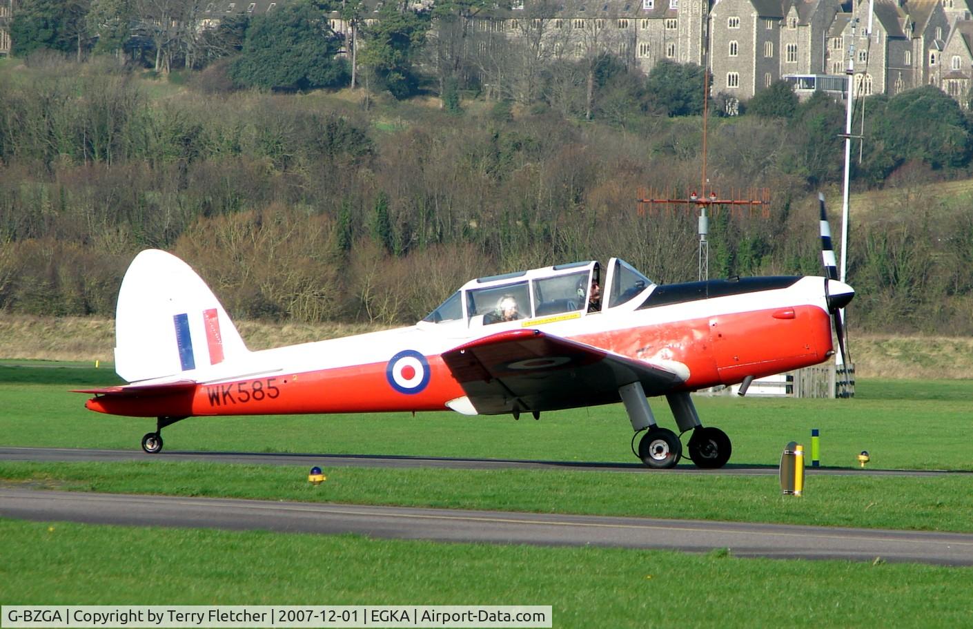 G-BZGA, 1952 De Havilland DHC-1 Chipmunk T.10 C/N C1/0608, This classic Chipmunk carries WK585 marks