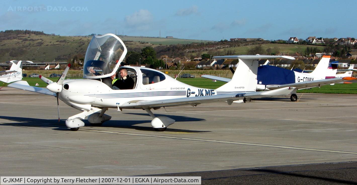 G-JKMF, 2003 Diamond DA-40D Diamond Star C/N D4.033, Diamond Da 40 with pupil aboard