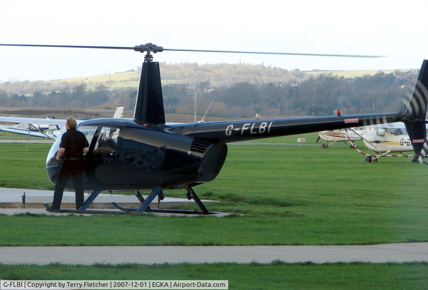 G-FLBI, 2003 Robinson R44 Raven II C/N 10158, Robinson R44 II at Shoreham Airport