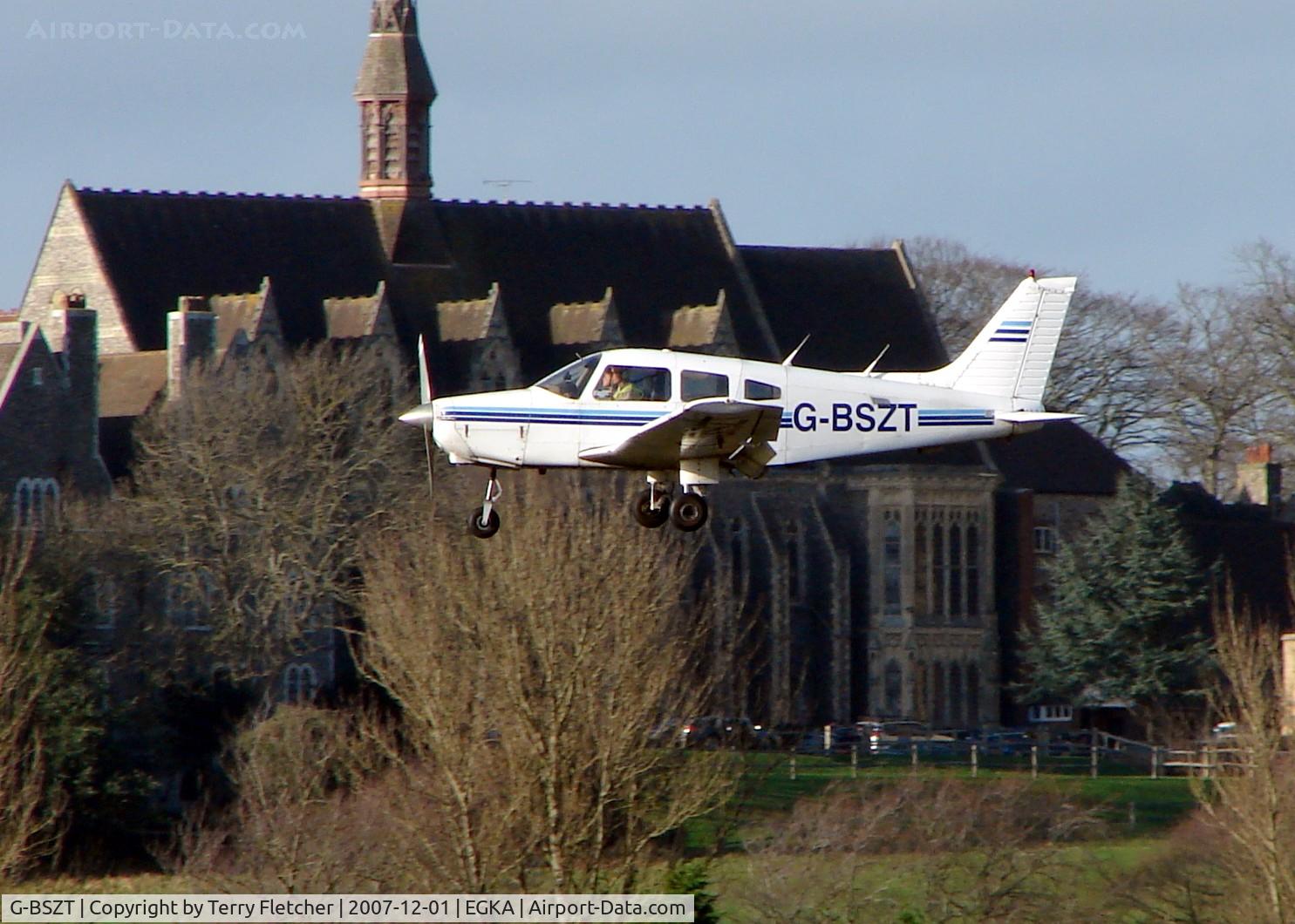 G-BSZT, 1981 Piper PA-28-161 Warrior II C/N 28-8116027, Pa-28-161 at Shoreham Airport