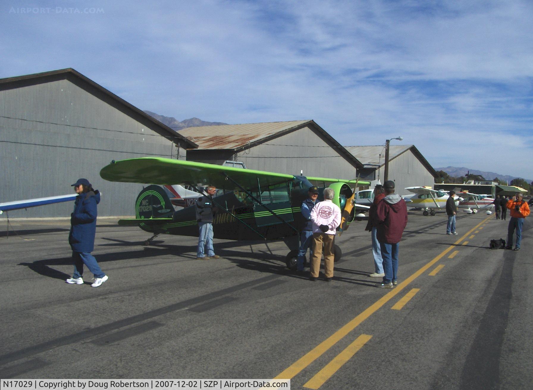 N17029, 1936 Porterfield 35-70 Flyabout C/N 229, 1936 Porterfield 35-70 FLYABOUT 'Spinach', LeBlond 70 Hp 5 cylinder radial