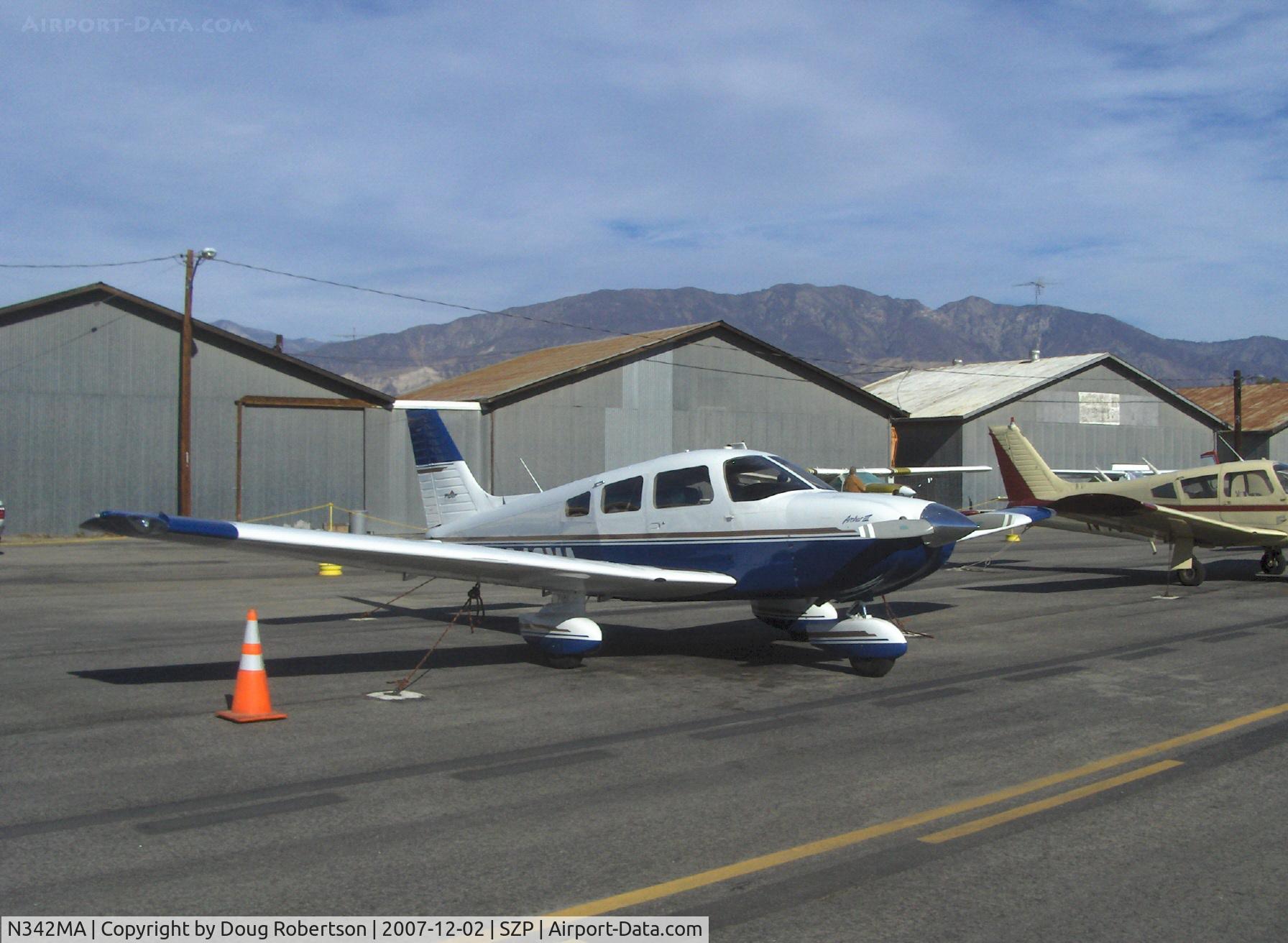 N342MA, 1996 Piper PA-28-181 C/N 2843042, 1996 Piper PA-28-181 ARCHER III, Lycoming O-360-A1D 180 Hp