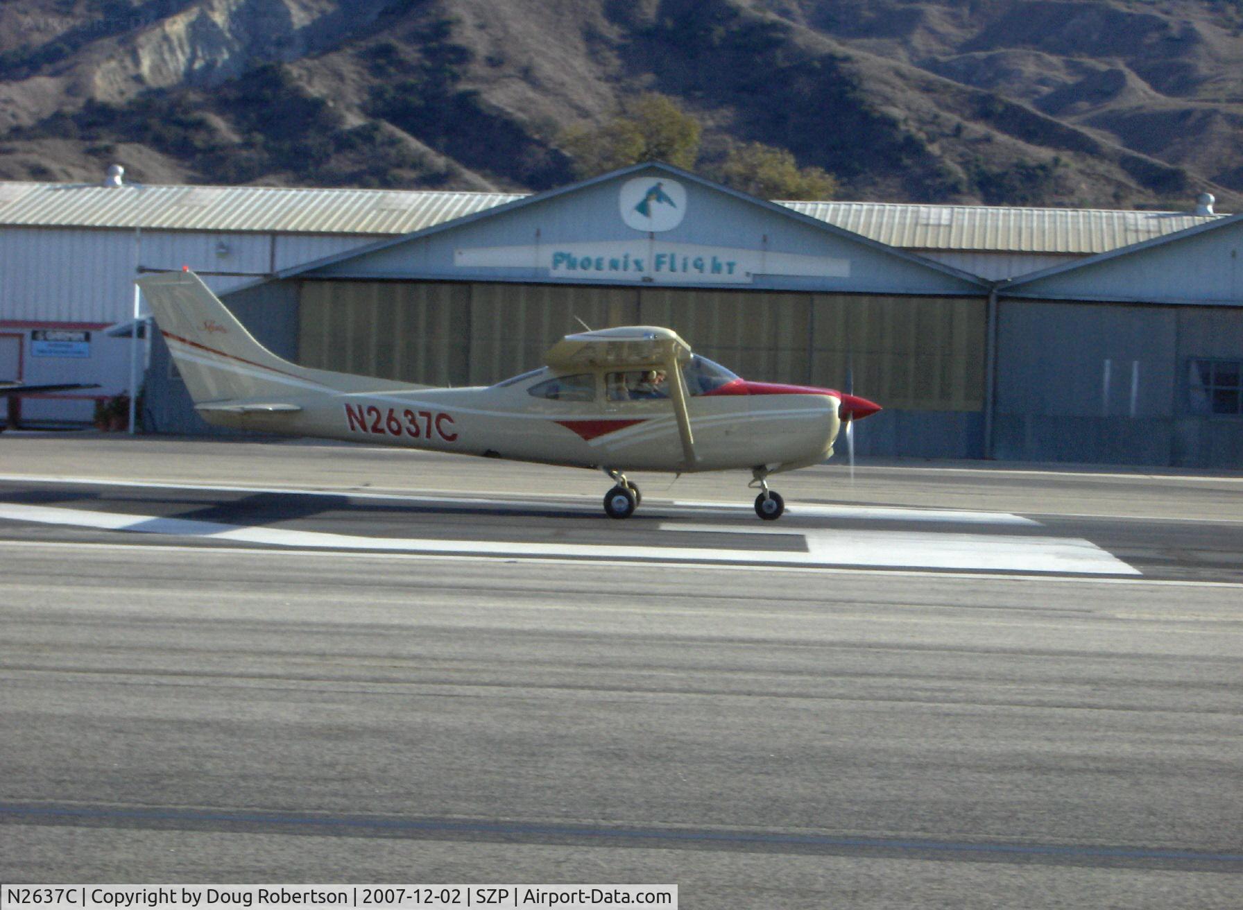 N2637C, 1978 Cessna R182 Skylane RG C/N R18200188, 1978 Cessna R182 SKYLANE RG, Lycoming O-540-J3C5D 235 Hp, takeoff roll Rwy 22