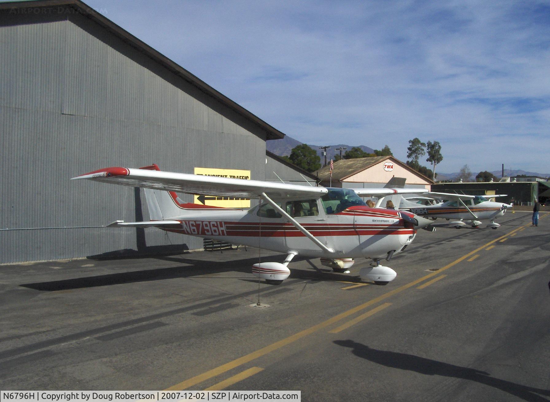 N6796H, 1975 Cessna 172M C/N 17265584, 1975 Cessna 172M SKYHAWK II, Lycoming O-320-E2D 150 Hp