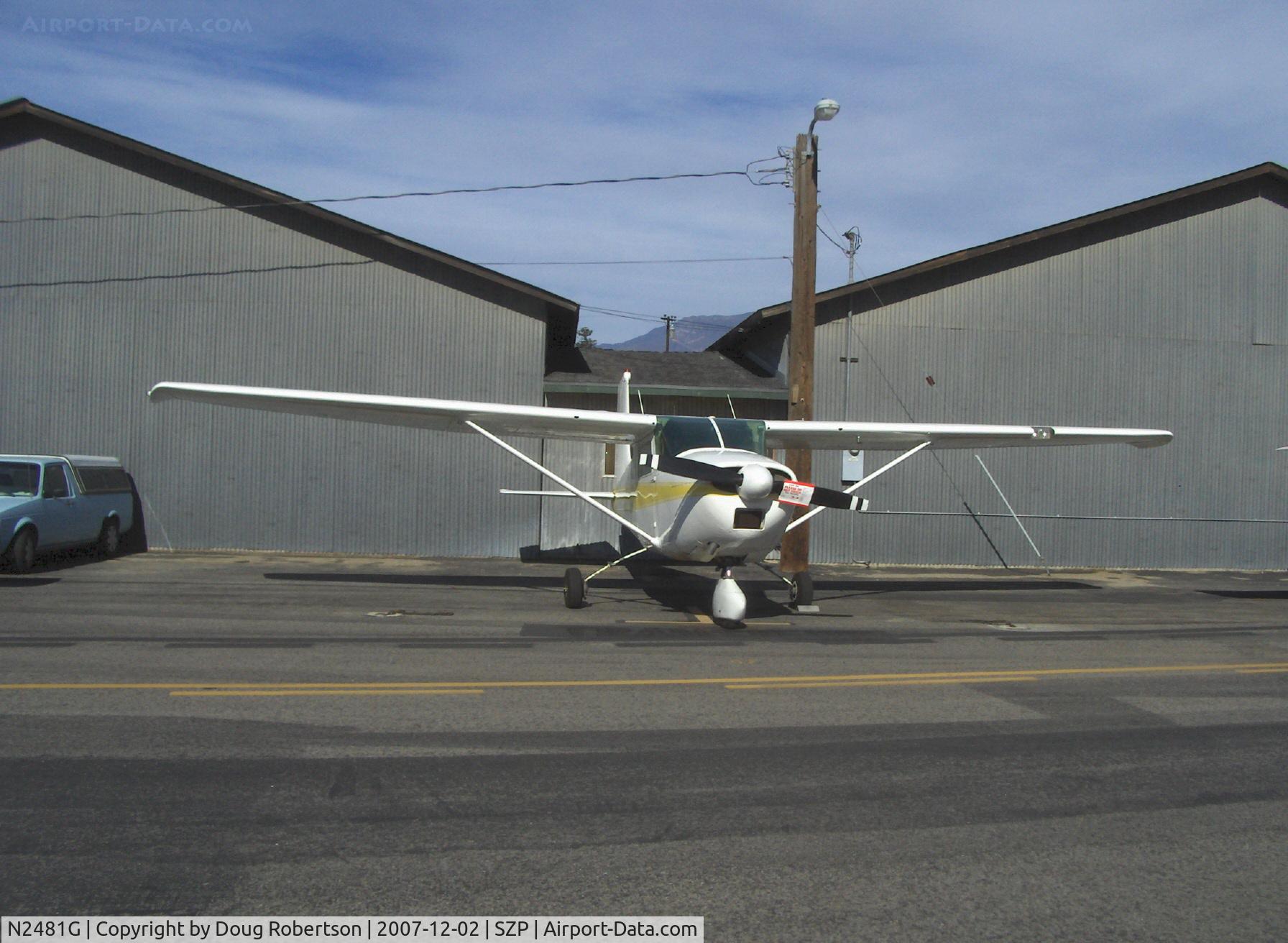 N2481G, 1959 Cessna 182B Skylane C/N 51781, 1959 Cessna 182B SKYLANE, Continental O-470-S 230 Hp
