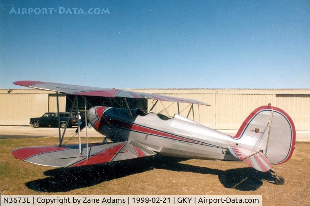 N3673L, 1978 Great Lakes 2T-1A-2 Sport Trainer C/N 0820, At Arlington Municipal