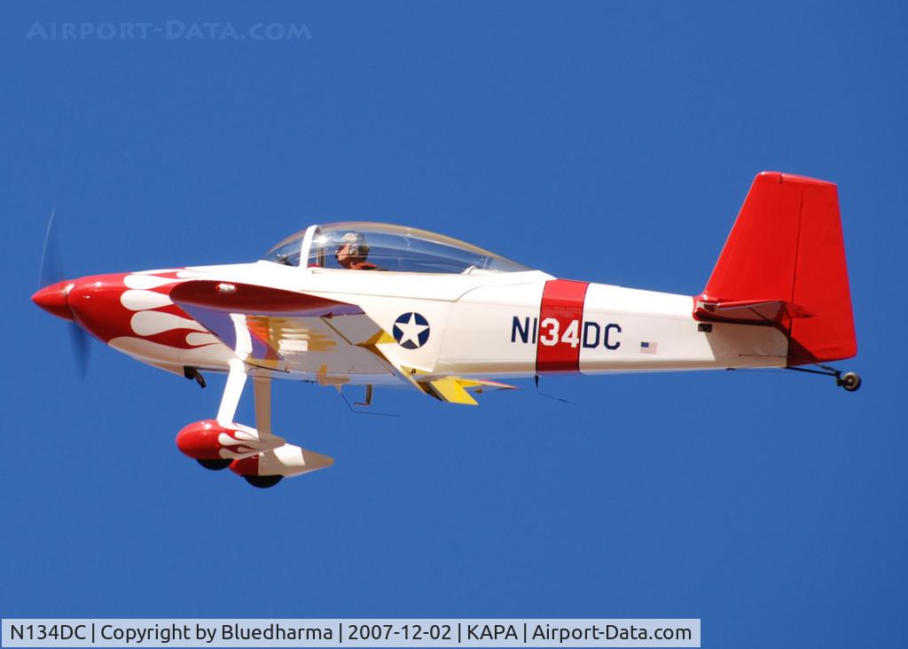 N134DC, 2003 Vans RV-8 C/N 8-1116, Quick pass down the runway 17L
