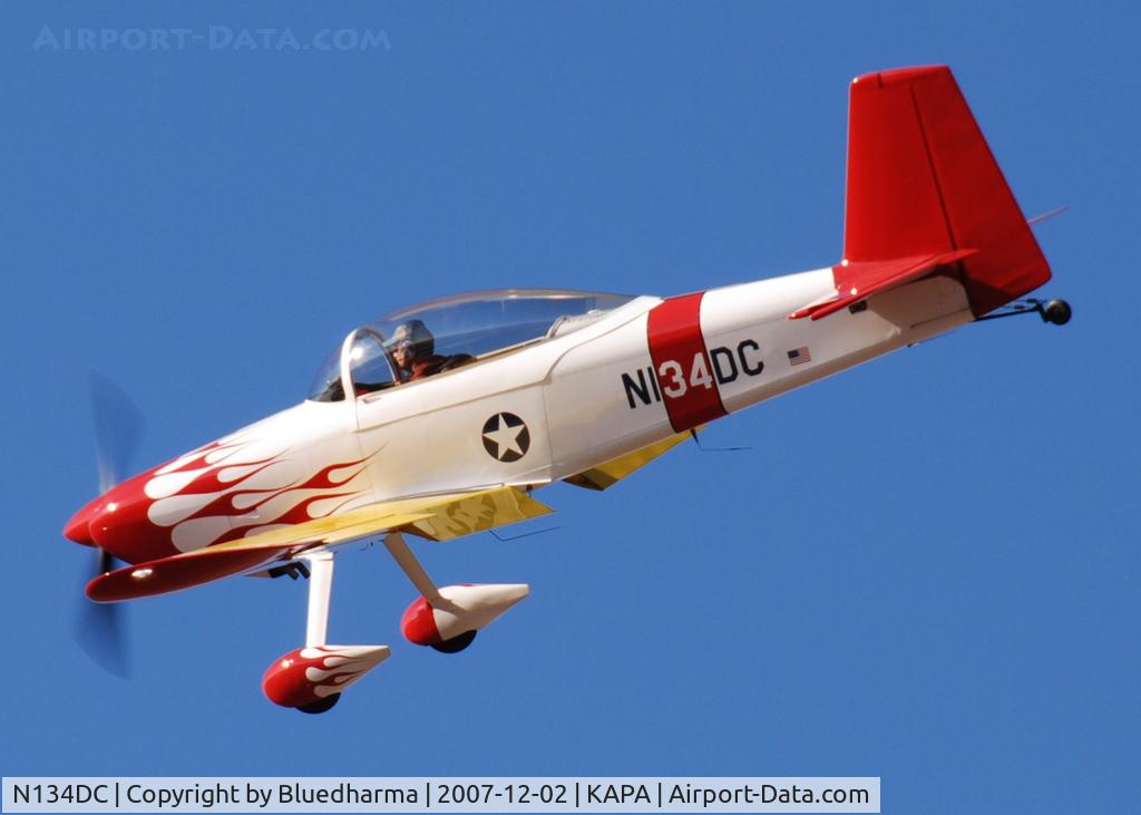 N134DC, 2003 Vans RV-8 C/N 8-1116, Quick pass down the runway 17L