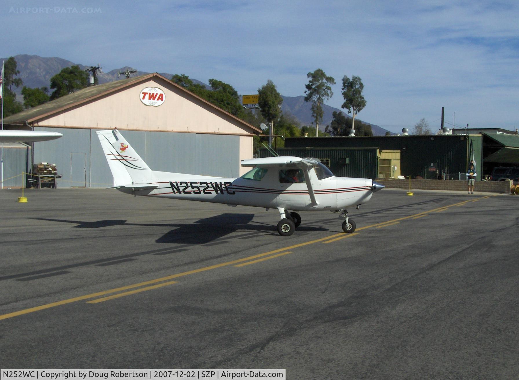 N252WC, 1979 Cessna 152 C/N 15284145, 1979 Cessna 152, Lycoming O-235-L2C 110 Hp