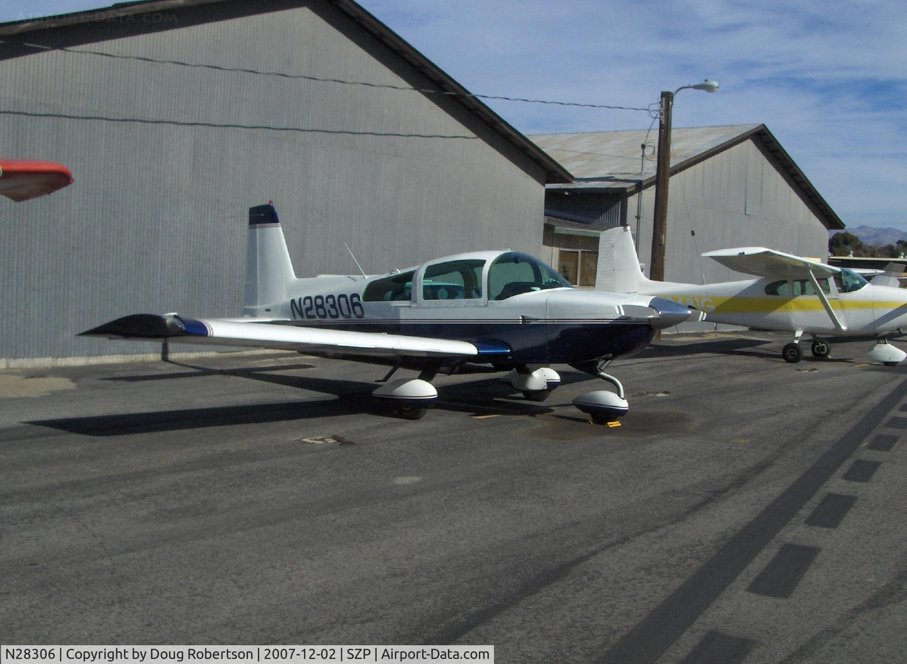 N28306, 1977 Grumman American AA-5B Tiger C/N AA5B0550, 1977 Grumman American AA-5B TIGER, Lycoming O&VO-360 180 Hp