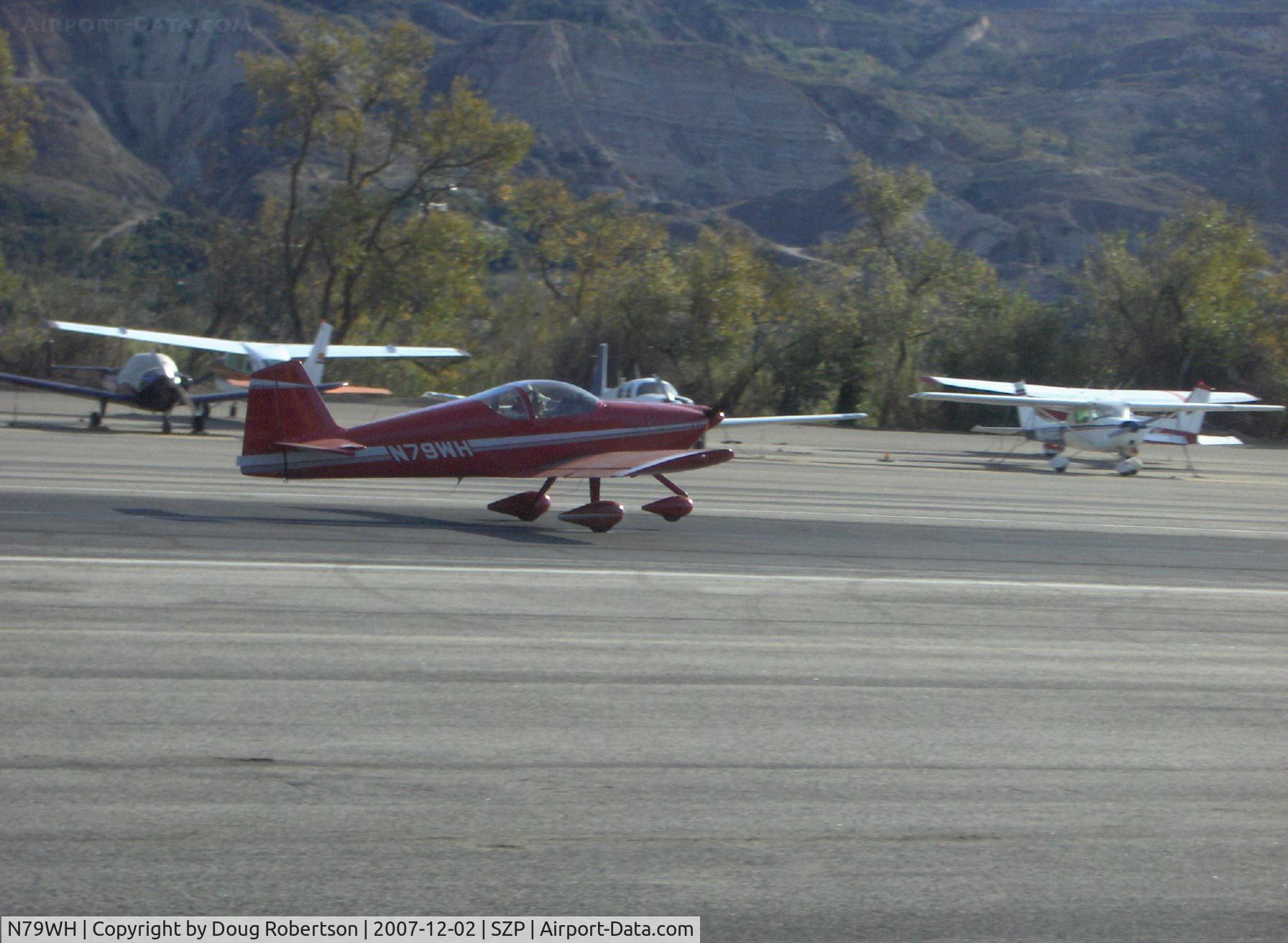 N79WH, 1998 Vans RV-6A C/N 21611, 1998 Hastings VAN's RV-6A, Lycoming O-320, liftoff Rwy 22