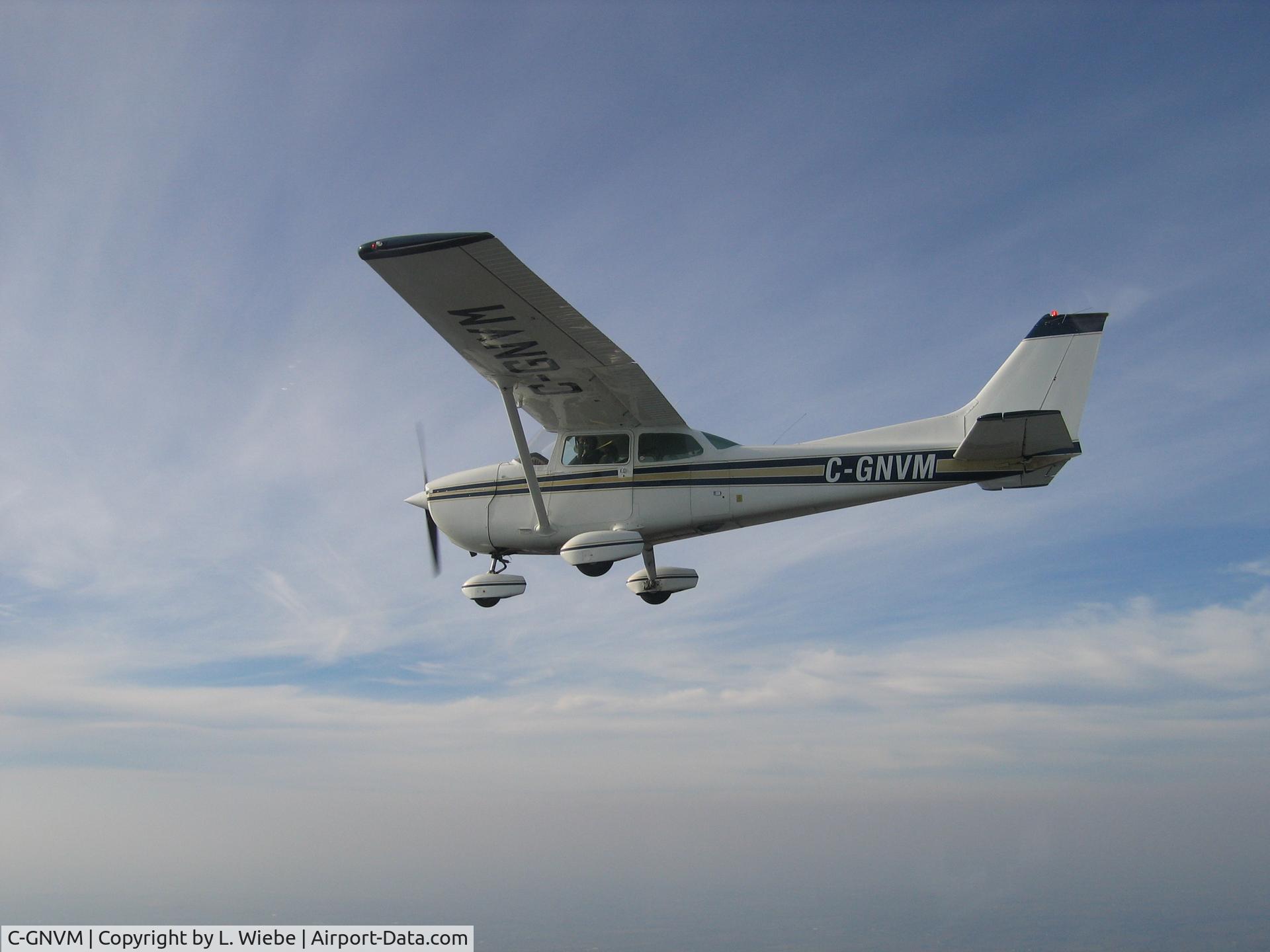 C-GNVM, 1974 Cessna 172M C/N 17262137, Air shot of 1974 C-172M