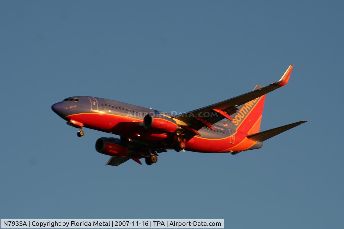 N793SA, 2001 Boeing 737-7H4 C/N 27888, Southwest