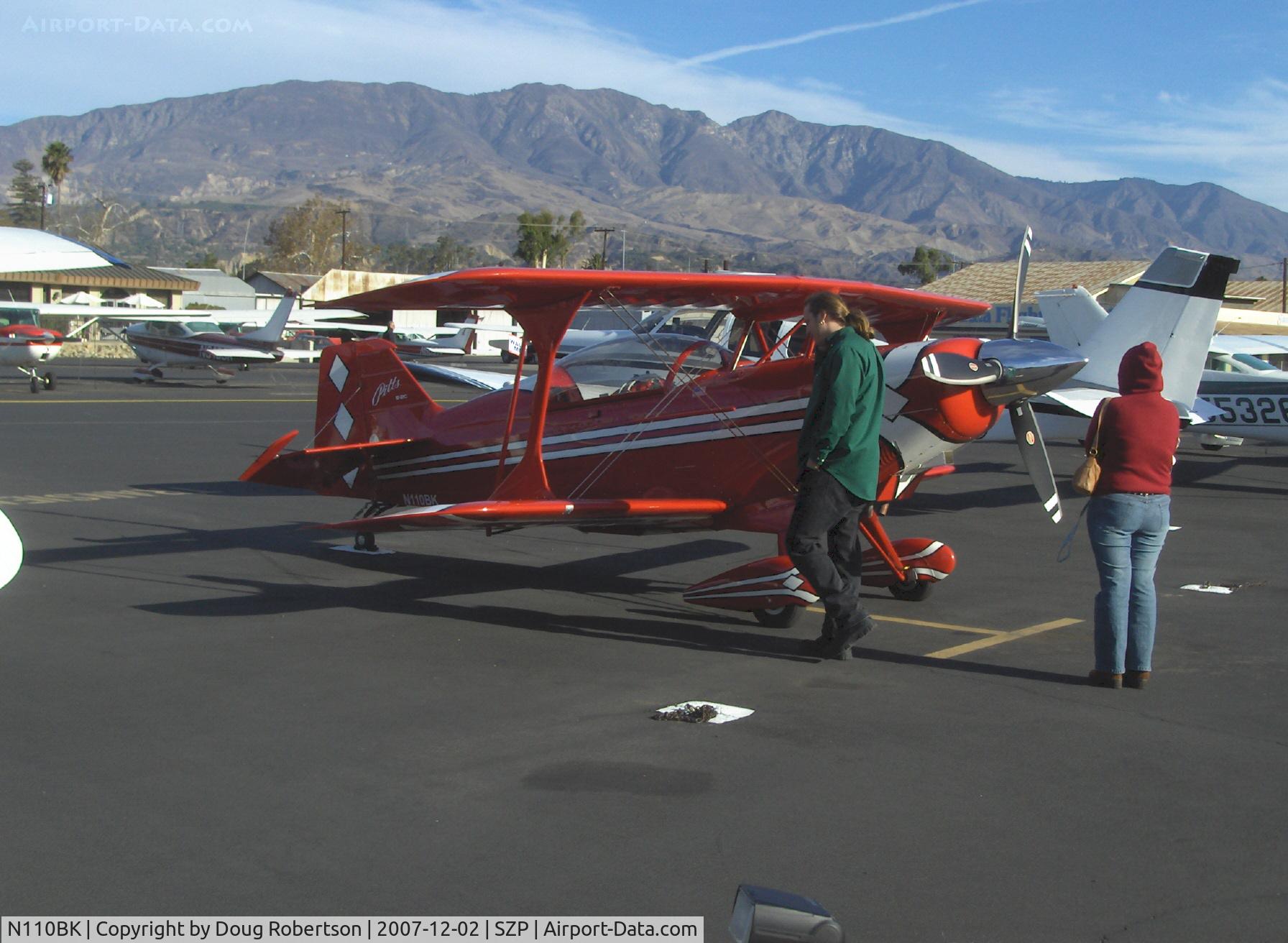 N110BK, 2007 Aviat Pitts S-2C Special C/N 6077, 2007 Aviat PITTS S-2C, Lycoming AEIO-540-D4AS 260 Hp, early am arrival