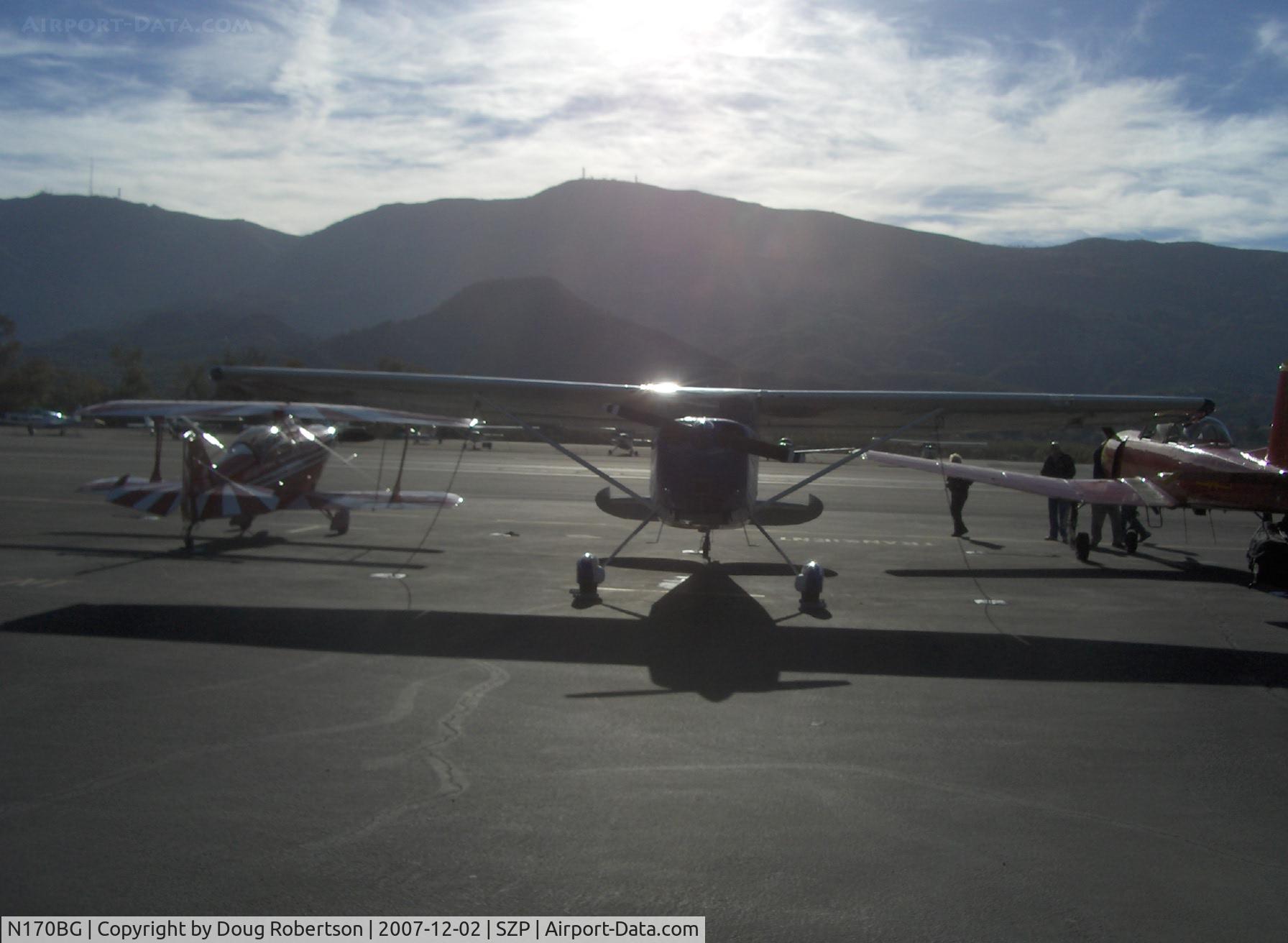 N170BG, 1952 Cessna 170B C/N 25392, 1952 Cessna 170B, Continental C-145-2 145 Hp, L-19-type flaps, gorgeous airplane, early am arrival
