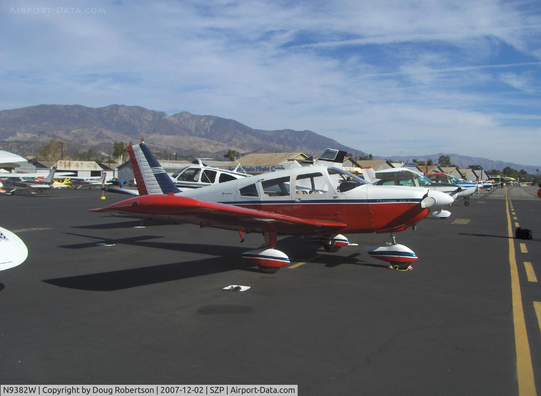 N9382W, 1968 Piper PA-28-235 C/N 28-11075, 1968 Piper PA-28-235 CHEROKEE 235, Lycoming O-540-B4B5 235 Hp