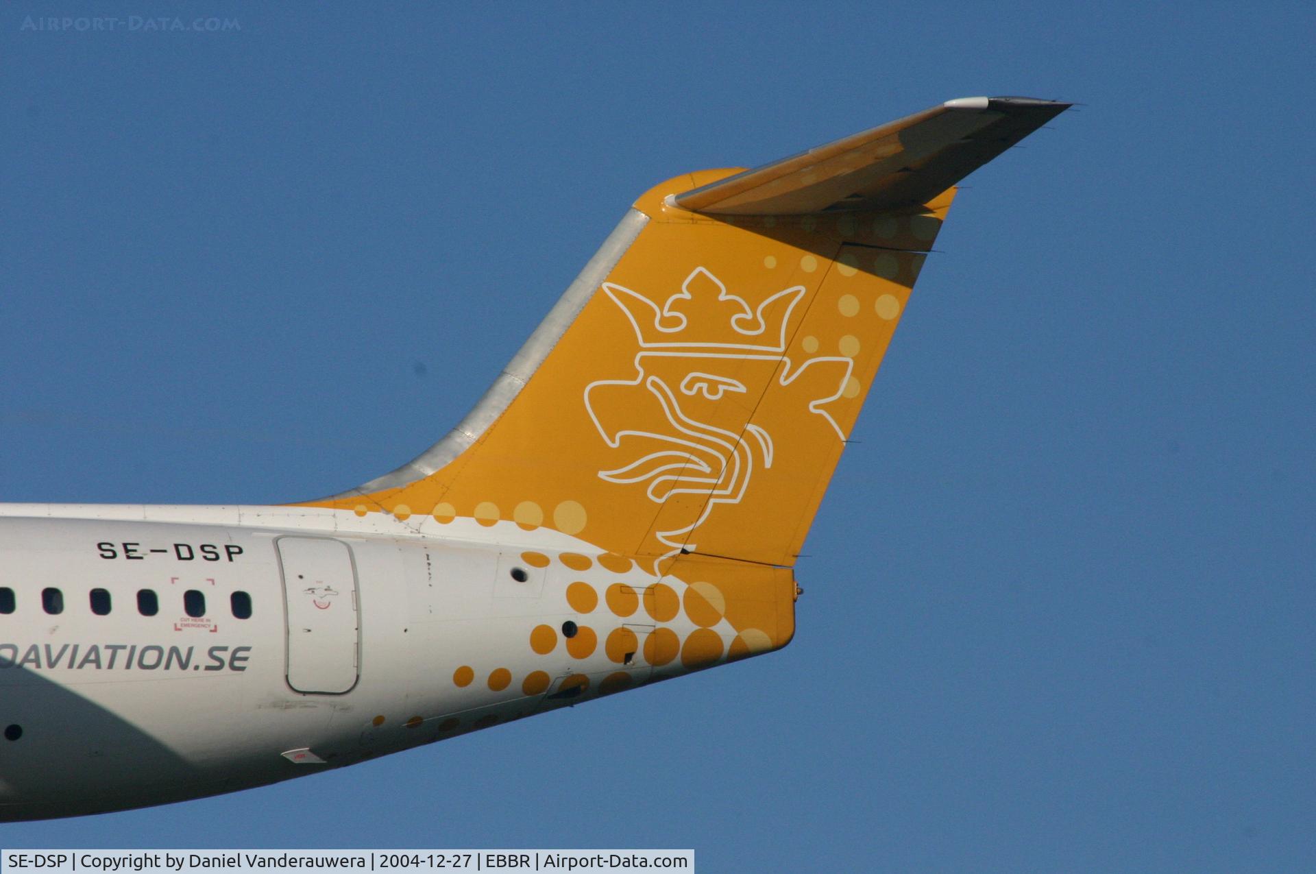 SE-DSP, 1994 British Aerospace Avro 146-RJ100A C/N E3242, this is MalmÃ¶ Aviation