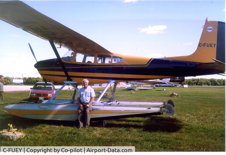 C-FUEY, 1966 Cessna 180H Skywagon C/N 18051668, FUEY at Selkirk, Manitoba, Canada