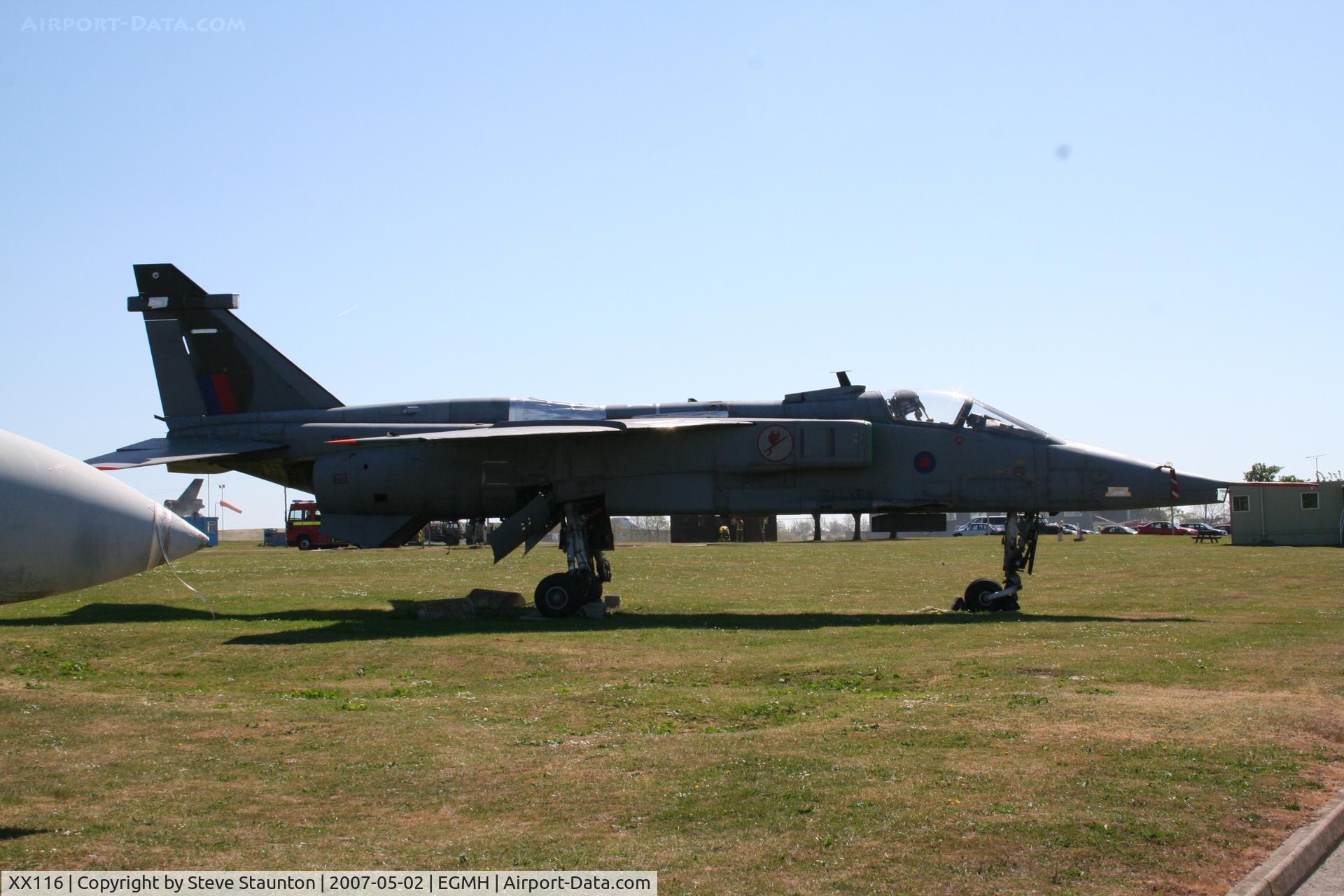 XX116, 1973 Sepecat Jaguar GR.3A C/N S.9, Taken at Manston May 2007
