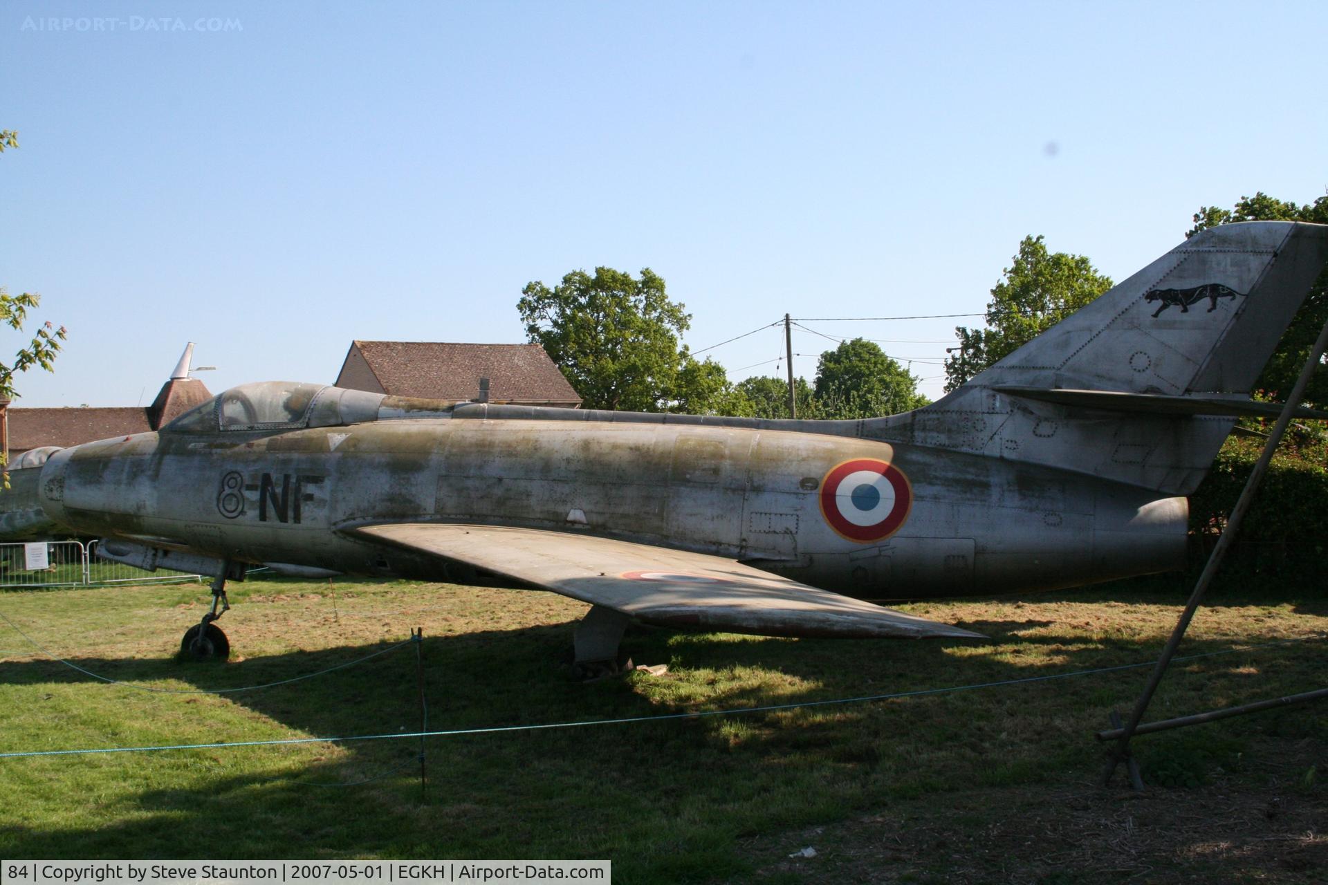 84, Dassault Mystere IVA C/N 84, Taken at Headcorn May 2007