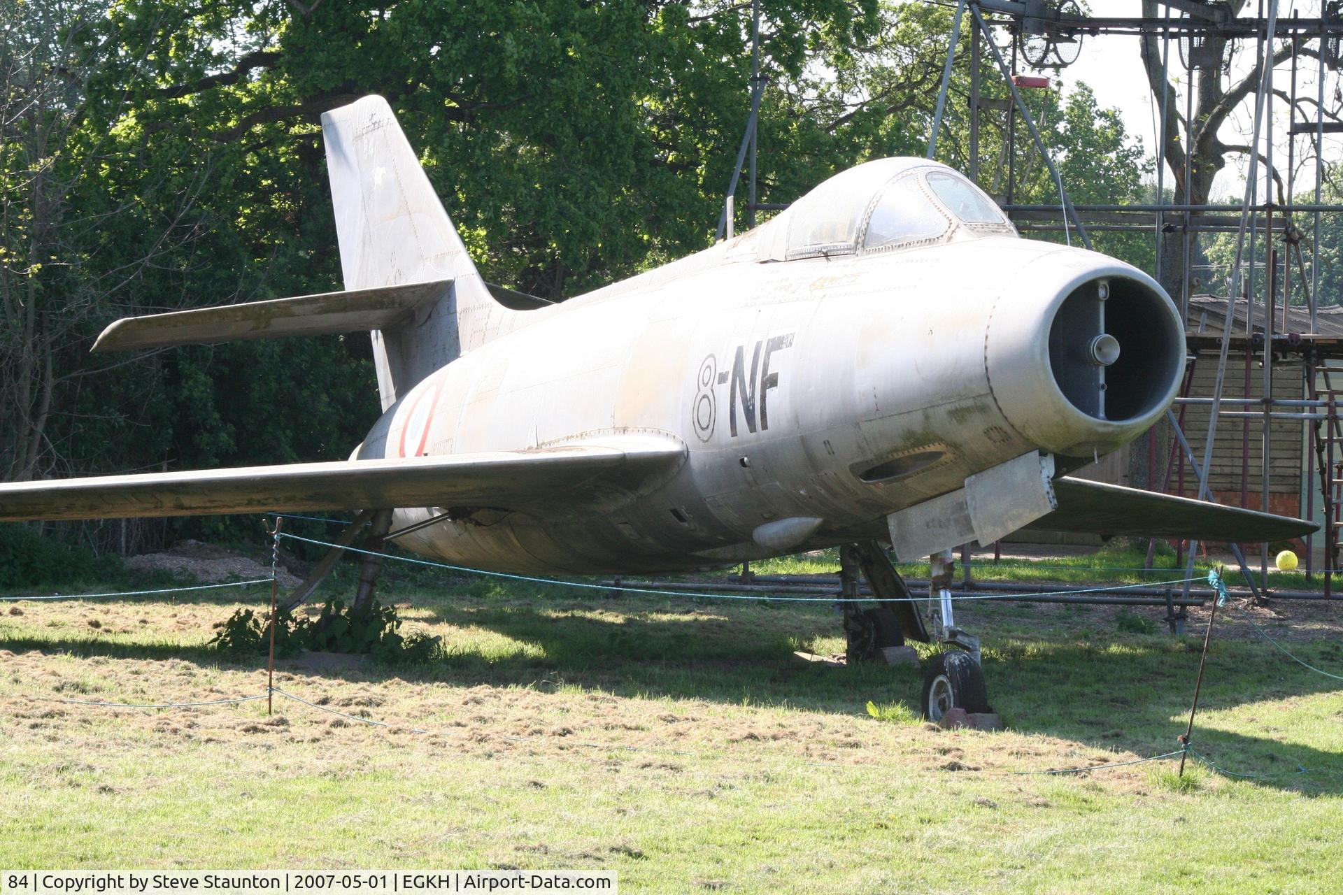 84, Dassault Mystere IVA C/N 84, Taken at Headcorn May 2007
