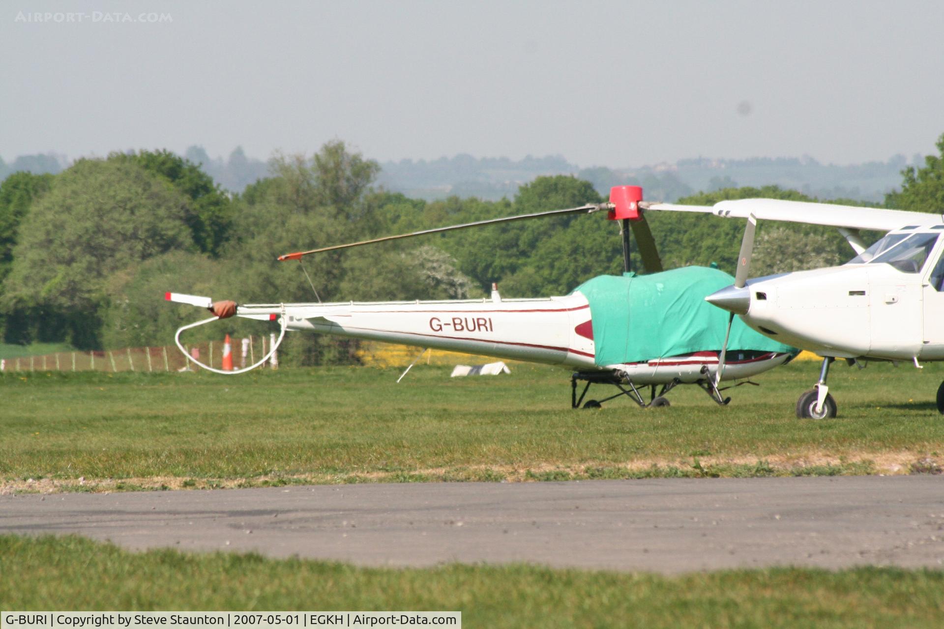 G-BURI, 1978 Enstrom F-28C C/N 433, Taken at Headcorn May 2007
