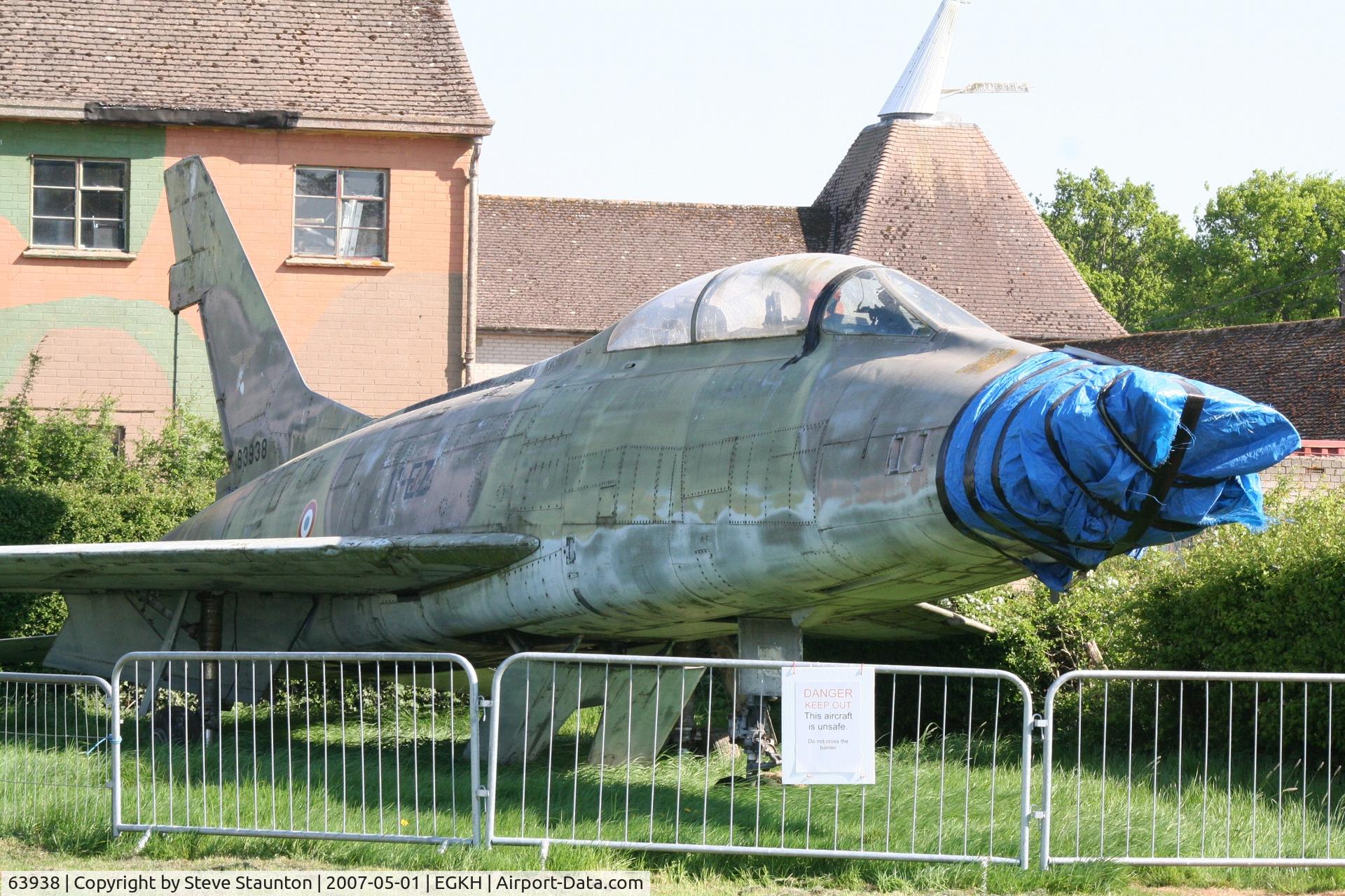 63938, 1956 North American F-100F Super Sabre C/N 243-214, Taken at Headcorn May 2007
