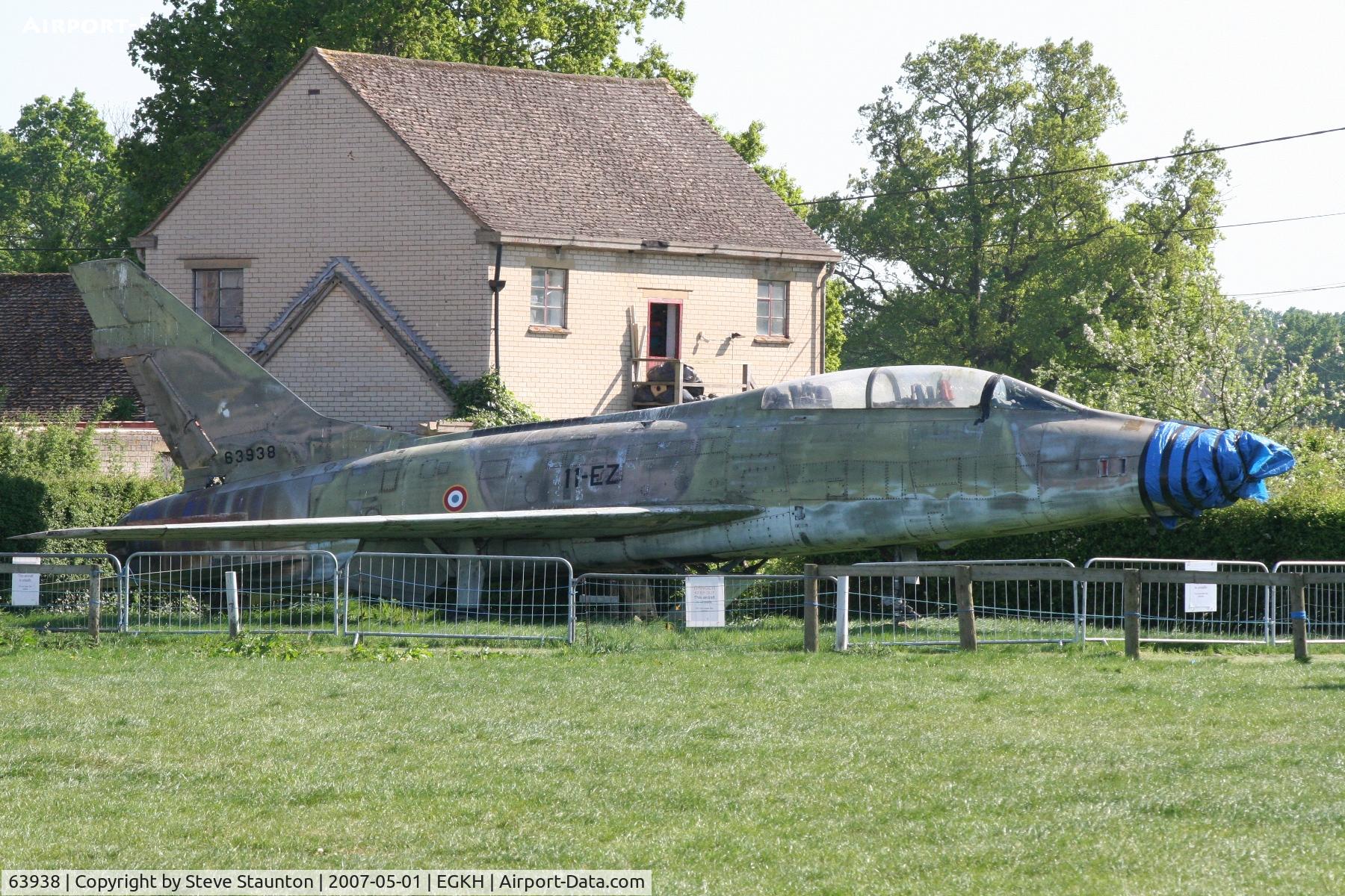 63938, 1956 North American F-100F Super Sabre C/N 243-214, Taken at Headcorn May 2007