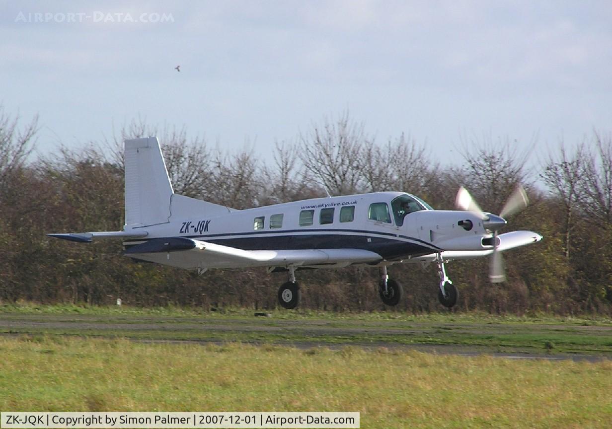 ZK-JQK, Pacific Aerospace 750XL C/N 118, Based PAC750XL landing at Hinton