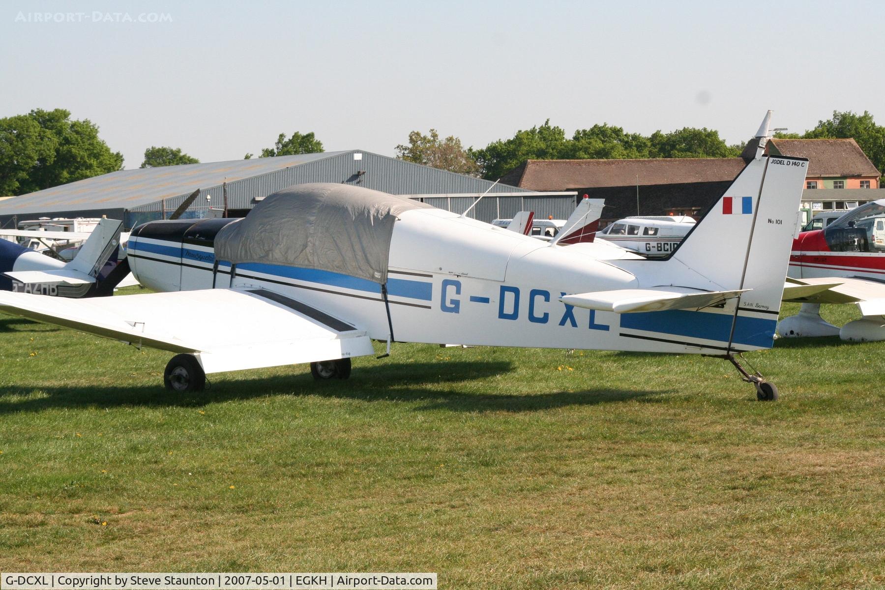 G-DCXL, 1963 SAN Jodel D-140C Mousquetaire III C/N 101, Taken at Headcorn May 2007
