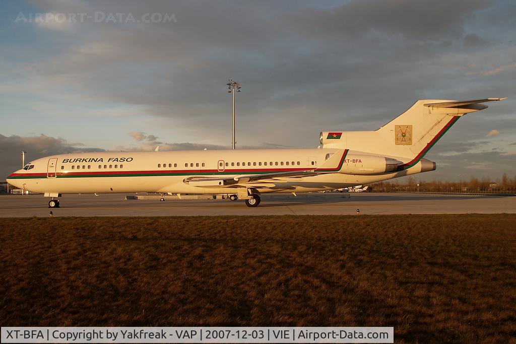XT-BFA, 1981 Boeing 727-282 C/N 22430, Burkina Faso Government Boeing 727-200