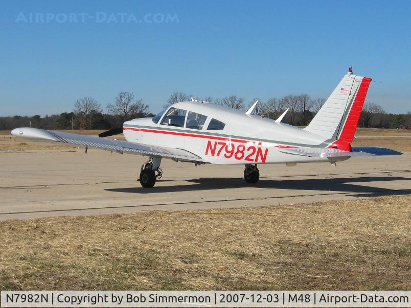 N7982N, 1969 Piper PA-28-180 C/N 28-5406, Nice Cherokee on the ramp at Houston, MO