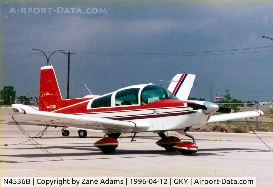 N4536B, 1979 Grumman American AA-5B Tiger C/N AA5B1276, At Arlington Municipal