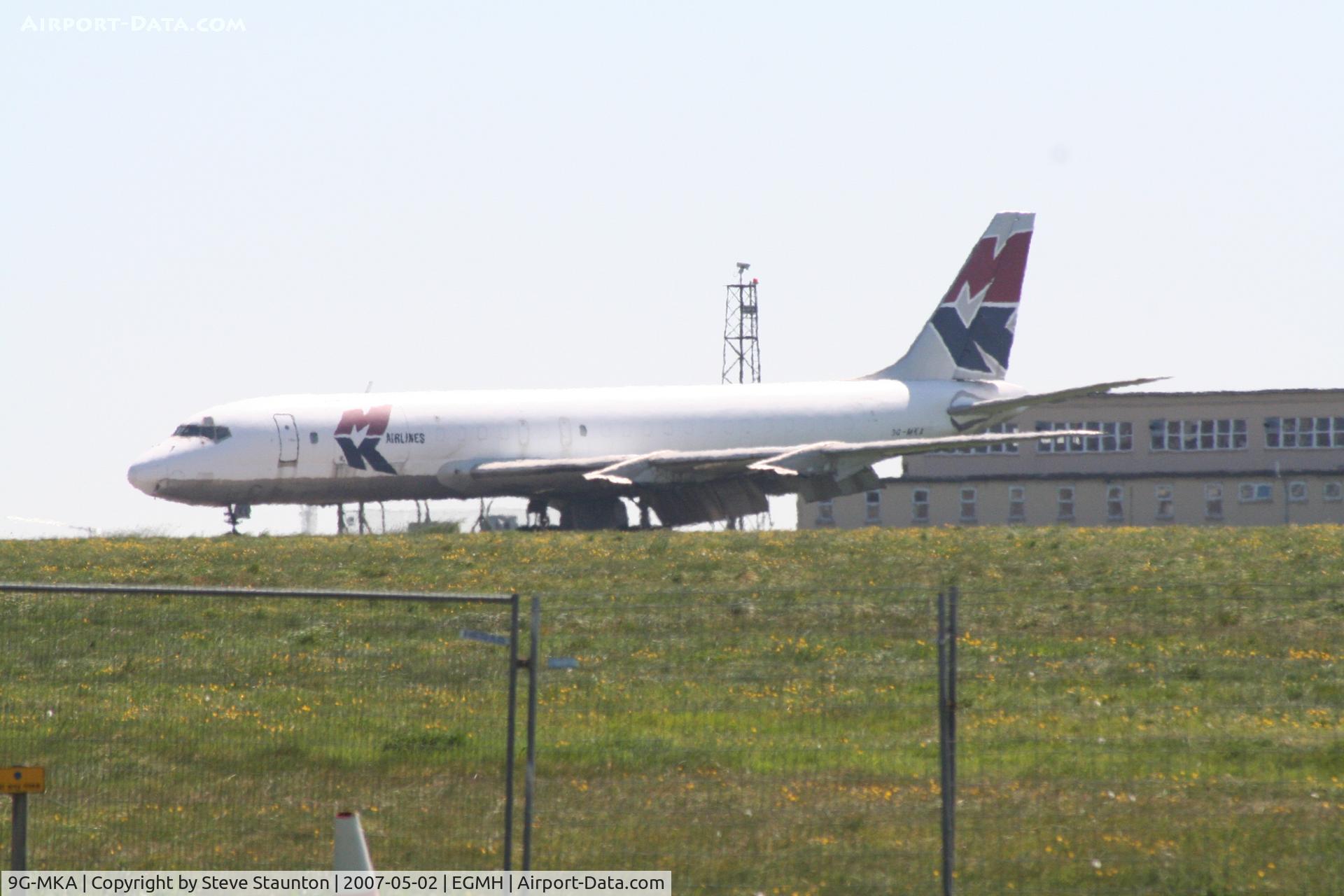 9G-MKA, 1966 Douglas DC-8-55F C/N 45804, Taken at Manston May 2007
