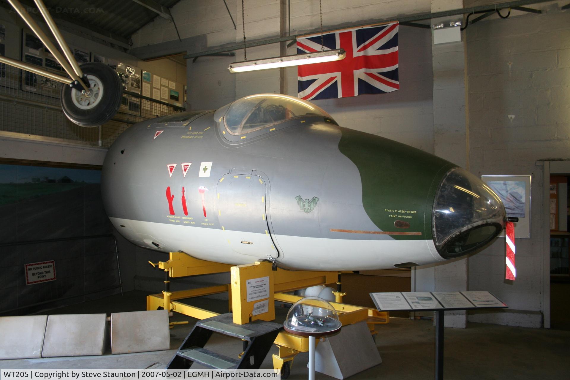 WT205, English Electric Canberra B.15 C/N SH1710, RAF Manston History Museum - Taken May 2007