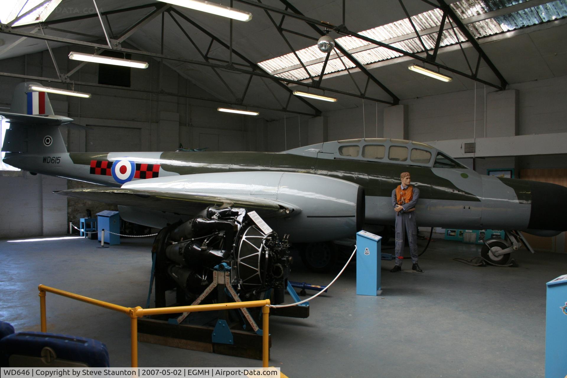 WD646, 1951 Gloster Meteor TT.20 C/N Not found WD646, RAF Manston History Museum - Taken May 2007