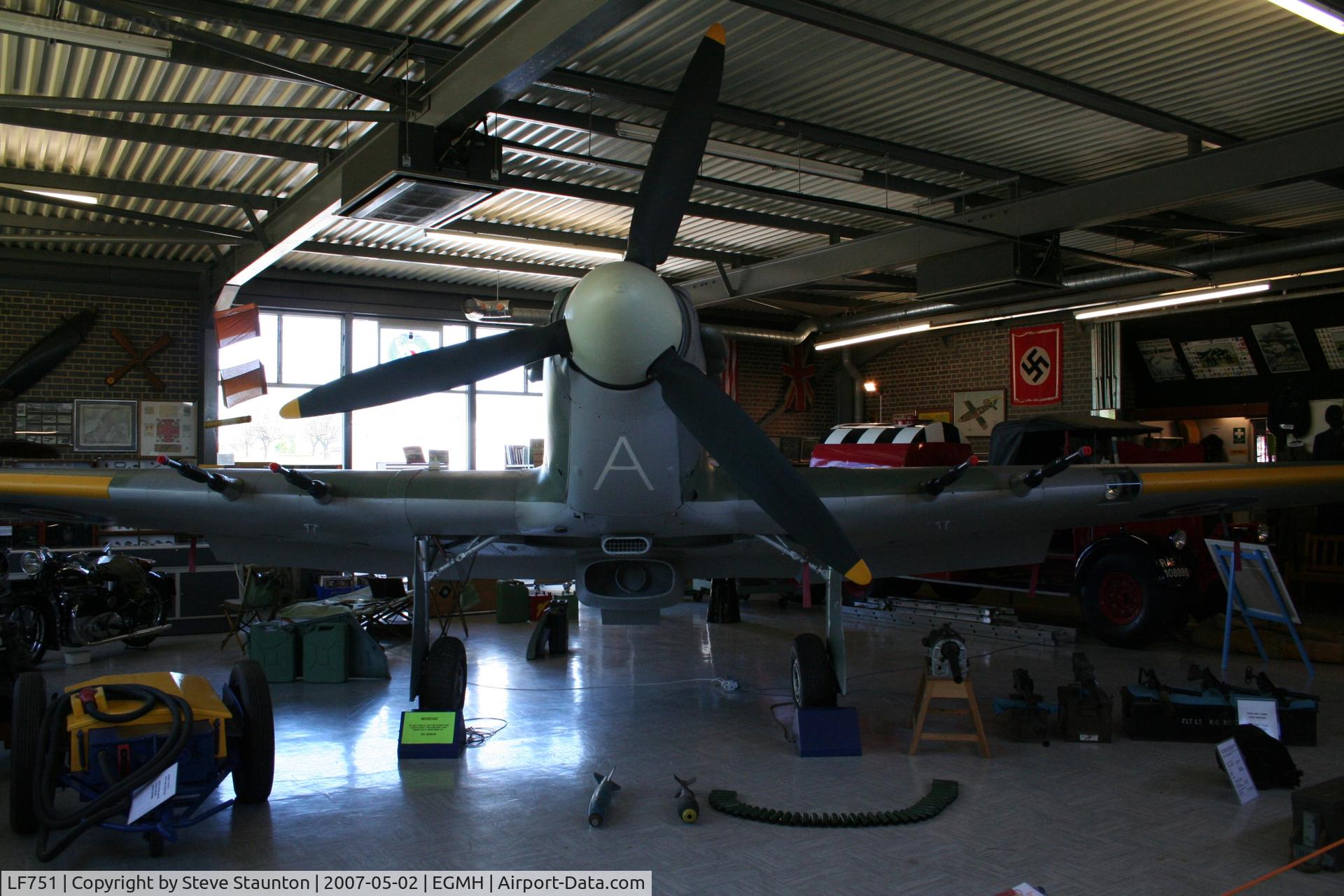LF751, 1944 Hawker Hurricane IIC C/N Not found LF751, Hurricane & Spitfire Museum, Manston - Taken May 2007