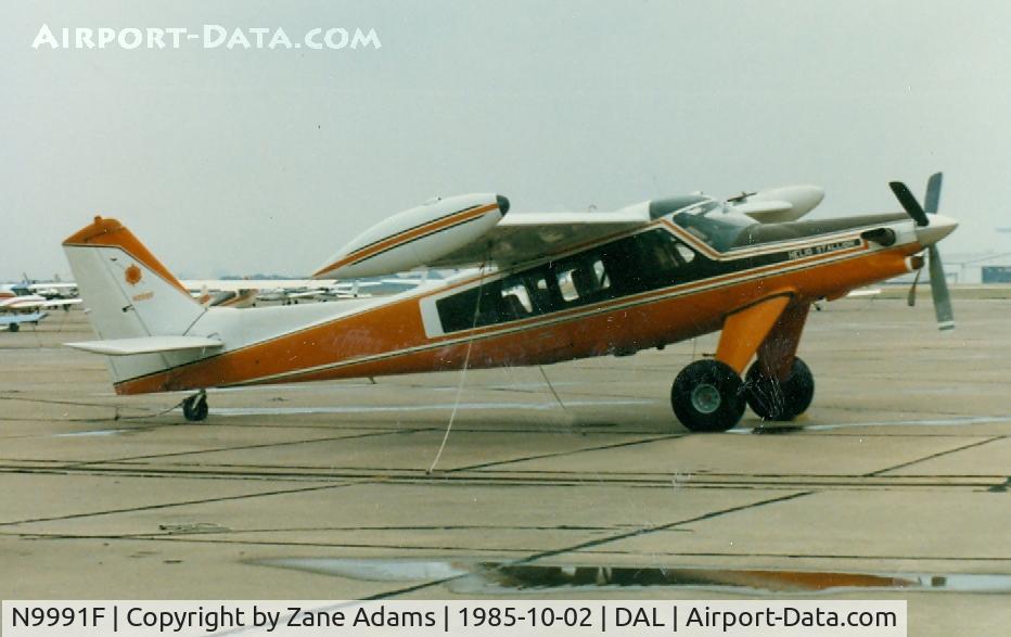 N9991F, Helio HST-550A Stallion C/N 004, This aircraft has an interesting history. USAF SN 72-1320, sold to South Viet Nam, to Davis Mothan AFB for storage. Operated in SE Asia by Khmer Air Force/Air America, bullet damage in wing, to Cambodia, to Thailand in 1975. To US in 1975 Crash 1988.